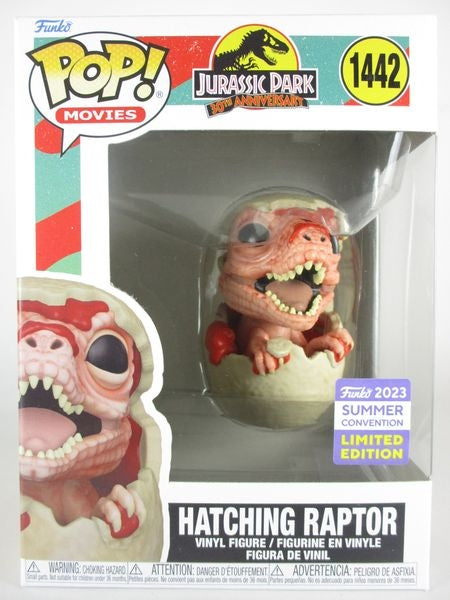 孵化したラプトル 2023年SUMMER CONVENTION限定 [ジュラシックパーク30th] FUNKO(ファンコ) POP! MOVIES 1442