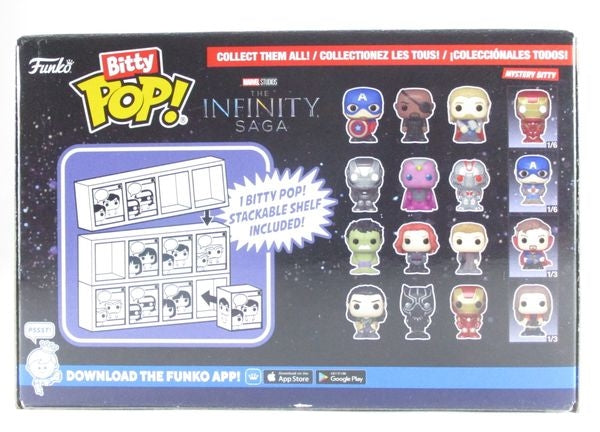 ロキ、ブラックパンサー、アイアンマン+α [インフィニティ・サーガ] FUNKO(ファンコ) Bitty POP! 4PACK