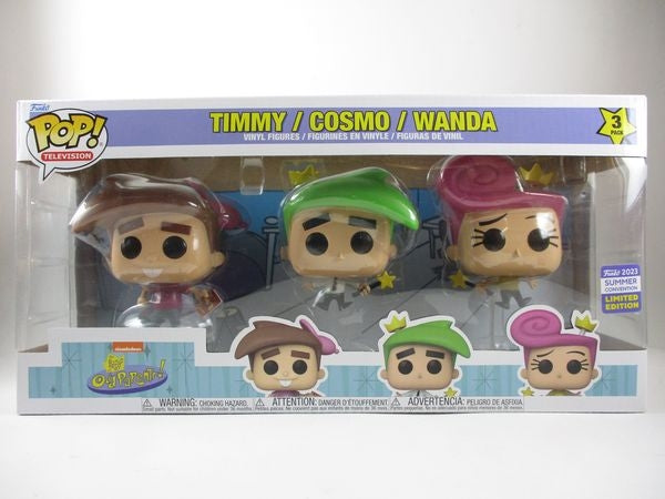 ティミー/コズモ/ワンダ 2023年SUMMER CONVENTION限定 [Oops!フェアリーペアレンツ] FUNKO(ファンコ) POP! TELEVISION 3PACK