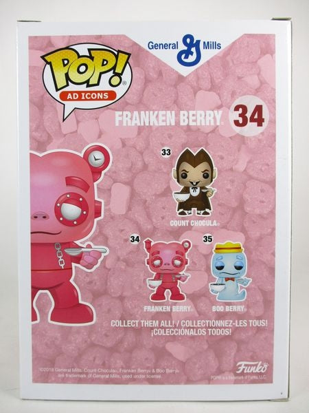 フランケン・ベリー/ブーベリー/カウント・チョキュラ３体セット FUNKOショップ限定 [General Mills] FUNKO(ファンコ) POP! AD ICONS 33-35