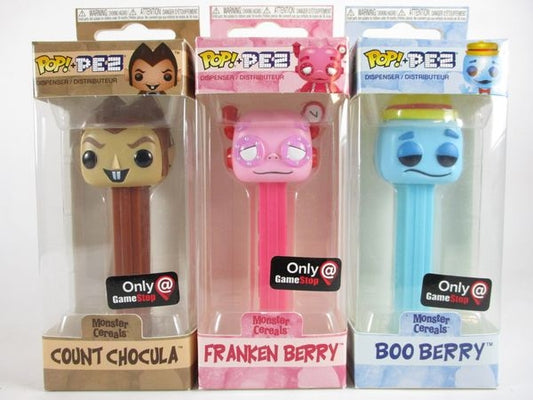 PEZ フランケン・ベリー/ブーベリー/カウント・チョキュラ３体セット [General Mills] FUNKO(ファンコ) POP!+PEZ