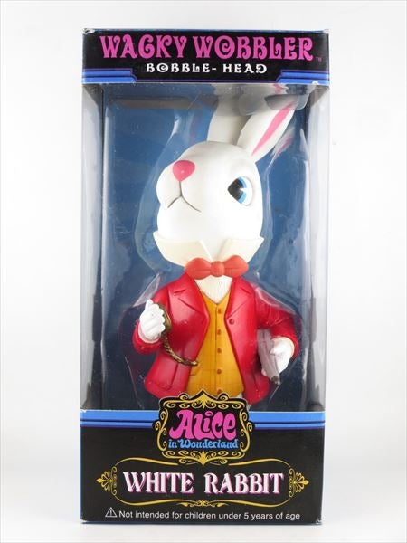 白ウサギ [Alice in Wonderland(不思議の国のアリス)] FUNKO(ファンコ) Wacky Wobbler(ワッキーワブラー) ボブルヘッド