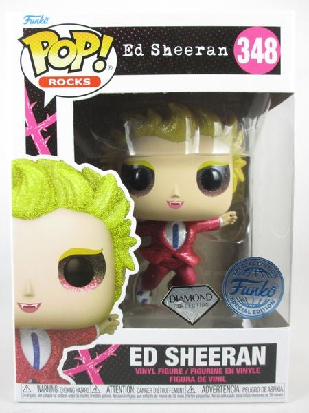 エド・シーラン ダイアモンドグリッター版  [Ed Sheeran] FUNKO(ファンコ) POP! ROCKS 348