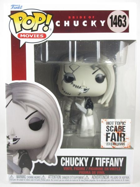 チャッキー/ティファニー 2023年HOT TOPIC SCARE FAIR限定 [BRIDE OF CHUCKY(チャイルド・プレイ4/チャッキーの花嫁)] FUNKO(ファンコ) POP! MOVIES 1463