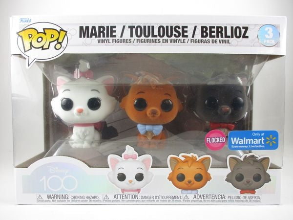 マリー/トゥルーズ/ベルリオーズ３体セット Walmart限定 [ディズニー100th] FUNKO(ファンコ) POP! 3PACK