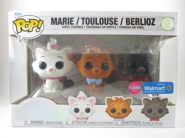 マリー/トゥルーズ/ベルリオーズ３体セット Walmart限定 [ディズニー100th] FUNKO(ファンコ) POP! 3PACK