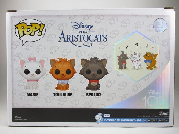 マリー/トゥルーズ/ベルリオーズ３体セット Walmart限定 [ディズニー100th] FUNKO(ファンコ) POP! 3PACK