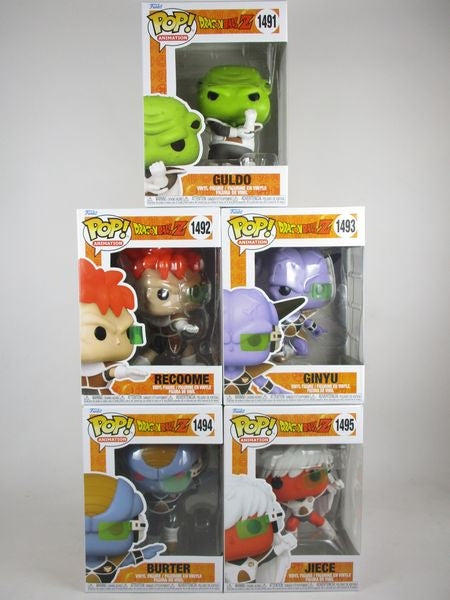 ギニュー特戦隊５体セット [ドラゴンボールZ] FUNKO(ファンコ) POP! ANIMATION 1491-1495
