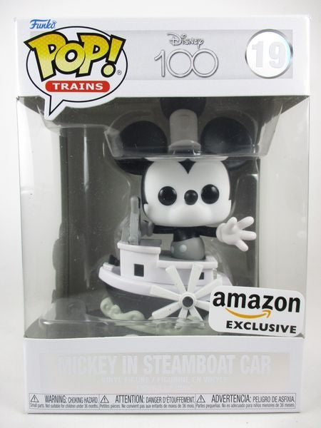 ミッキーマウス in蒸気船 AMAZON限定 [ディズニー100th] FUNKO(ファンコ) POP! TRAINS 19