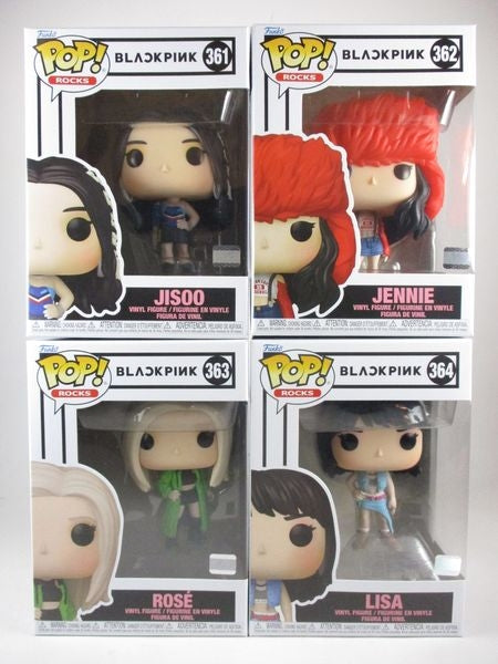 ブラックピンク４体セット [BLACKPINK] FUNKO(ファンコ) POP! ROCKS 361-364