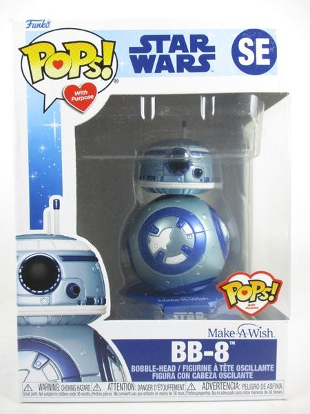 【箱傷】 BB-8 ブルーメタリック [Make-A-Wish] FUNKO(ファンコ) POP! SE
