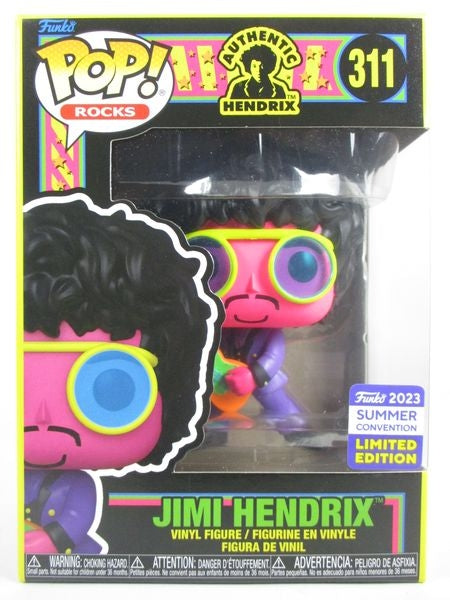 ジミ・ヘンドリックス ブラックライト 2023年SUMMER CONVENTION限定 [JIMI HENDRIX] FUNKO(ファンコ) POP! ROCKS 311