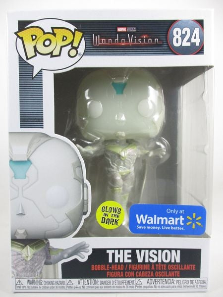 ヴィジョン 蓄光版 Walmart限定 [ワンダヴィジョン(Wanda Vision)] FUNKO(ファンコ) POP! 824