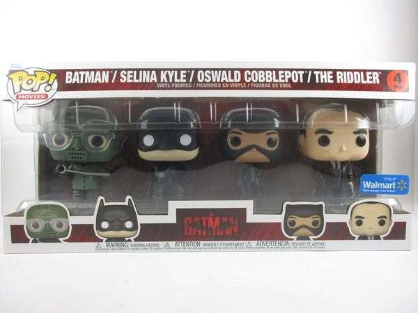 バットマン/セリーナカイル/オズワルド・コブルポット/リドラー Walmart限定 [ザ・バットマン(THE BATMAN)] FUNKO(ファンコ) POP! MOVIES 4PACK