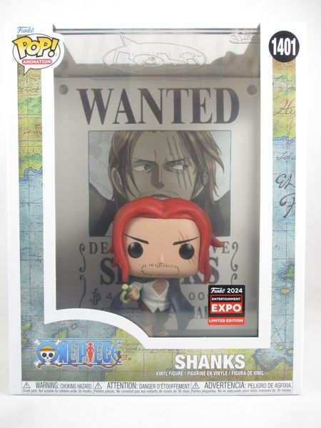 シャンクス 手配書 2024年ENTERTAINMENT EXPO限定 [ONE PIECE(ワンピース)] FUNKO(ファンコ) POP! ANIMATION 1401