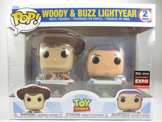ウッディ＆バズ 2024年ENTERTAINMENT EXPO限定 [Toy Story(トイストーリー)] FUNKO(ファンコ) POP! 2PACK