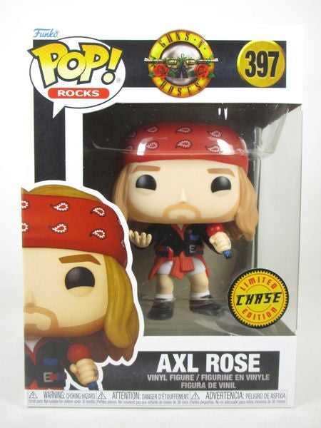 【箱傷】 アクセル・ローズ CHASE [ガンズ・アンド・ローゼズ(Guns N' Roses)] FUNKO(ファンコ) POP! ROCKS 397