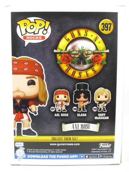 【箱傷】 アクセル・ローズ CHASE [ガンズ・アンド・ローゼズ(Guns N' Roses)] FUNKO(ファンコ) POP! ROCKS 397