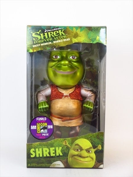シュレック メタリック 2010年コミコン 世界限定480体 FUNKO(ファンコ) Wacky Wobbler(ワッキーワブラー) ボブルヘッド