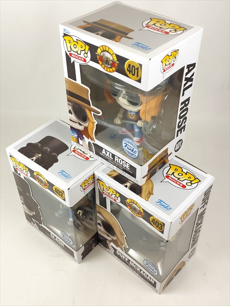 ガンズ・アンド・ローゼズ３体セット [ガンズ・アンド・ローゼズ(Guns N' Roses)] FUNKO(ファンコ) POP! ROCKS 401-403