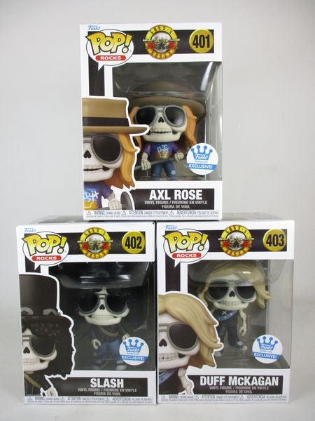 ガンズ・アンド・ローゼズ３体セット FUNKOショップ限定 [ガンズ・アンド・ローゼズ(Guns N' Roses)] FUNKO(ファンコ) POP! ROCKS 401-403