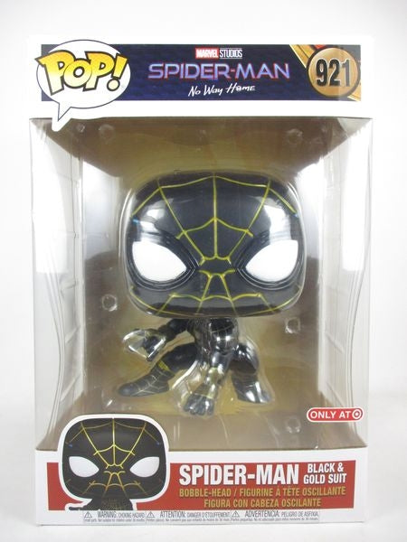 スパイダーマン ブラック＆ゴールドスーツ Target限定 10インチ [スパイダーマンノーウェイホーム] FUNKO(ファンコ) POP! 921