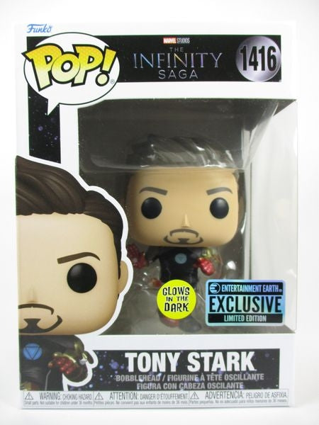 トニー・スターク ENTERTAINMENT EARTH限定 蓄光版 [インフィニティ・サーガ] FUNKO(ファンコ) POP! 1416