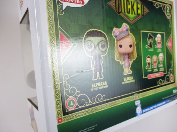 エルファバ＆グリンダ [ウィキッド ふたりの魔女(WICKED)] FUNKO(ファンコ) POP! MOVIES 2PACK