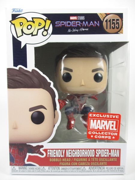フレンドリー・ネイバーフッド・スパイダーマン MARVEL COLLECTOR CORPS限定 蓄光版 [スパイダーマン ノー・ウェイ・ホーム] FUNKO(ファンコ) POP! 1155