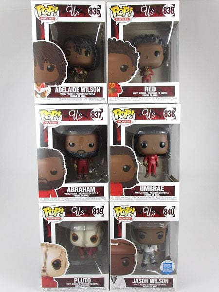 【箱傷】 アス(Us)６体セット [アス(Us)] FUNKO(ファンコ) POP! MOVIES 835-840