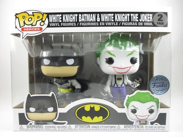 ホワイトナイト・バットマン＆ホワイトナイト・ジョーカー [DC SUPER HEROES] FUNKO(ファンコ) POP! 2PACK