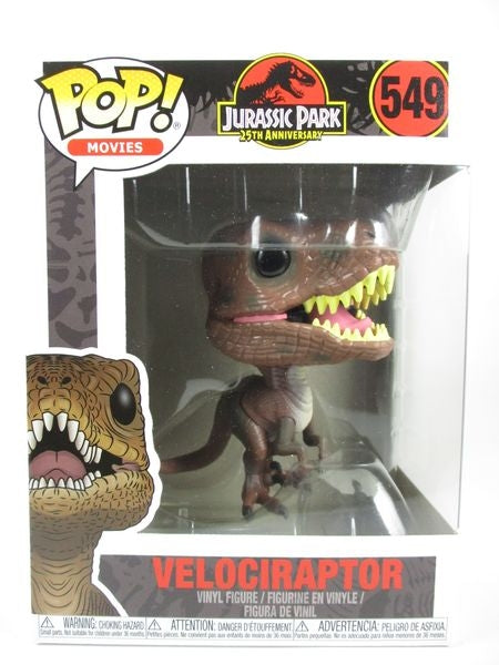 【箱傷】 ヴェロキラプトル 黒目 [ジュラシックパーク] FUNKO(ファンコ) POP! MOVIES 549