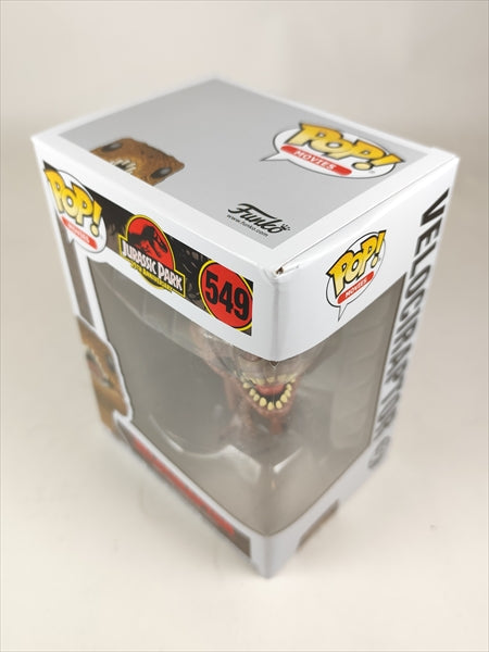 【箱傷】 ヴェロキラプトル 黒目 [ジュラシックパーク] FUNKO(ファンコ) POP! MOVIES 549