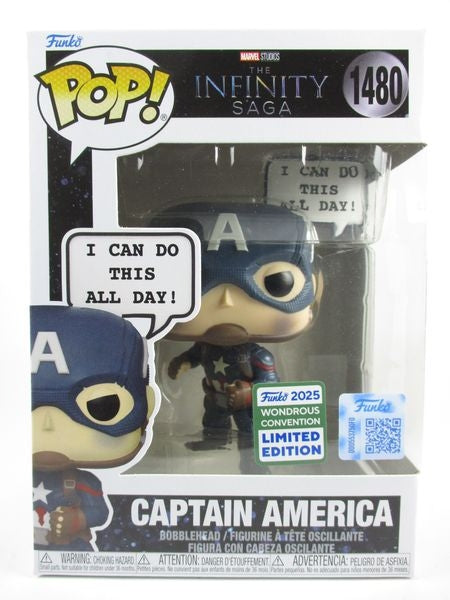 キャプテン・アメリカ 2025年WONDROUS CONVENTION限定 [インフィニティ・サーガ] FUNKO(ファンコ) POP! 1480