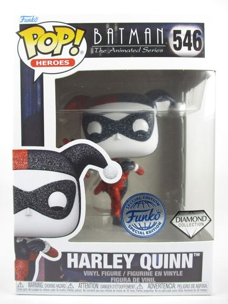 ハーレイクイン ダイヤモンドグリッター版 [THE ANIMATED SERIES] FUNKO(ファンコ) POP! HEROES 546