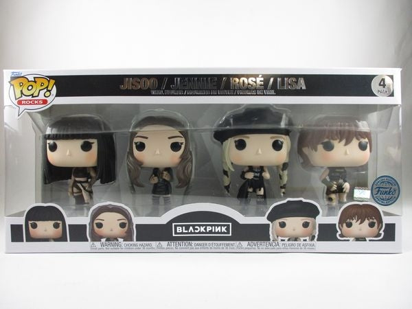ジス/ジェニー/ロゼ/リサ [BLACKPINK] FUNKO(ファンコ) POP! ROCKS 4PACK