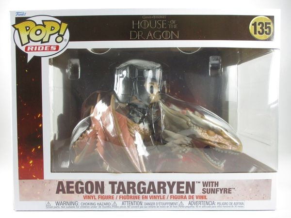 エイゴン・ターガリエン with サンファイア [ハウス・オブ・ザ・ドラゴン] FUNKO(ファンコ) POP! RIDES 135