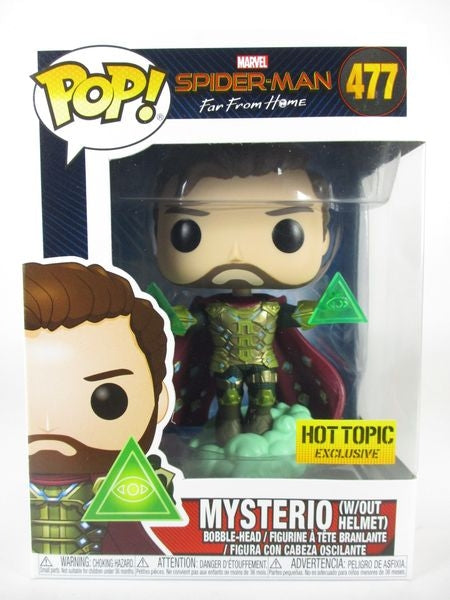 ミステリオ アンマスク HOT TOPIC限定 [スパイダーマン ファー・フロム・ホーム] FUNKO(ファンコ) POP! 477