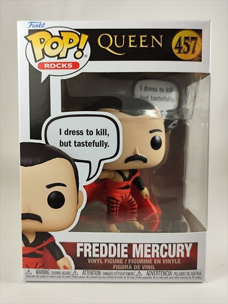 【箱傷】 フレディ・マーキュリー [I Dress to Kill] FUNKO(ファンコ) POP! ROCKS 457