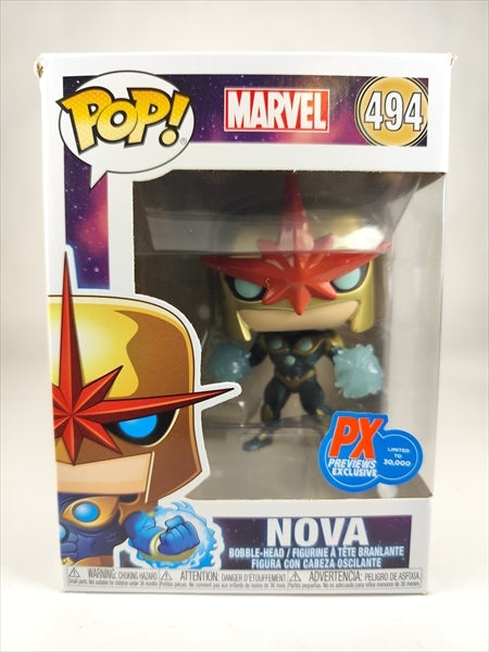 ノヴァ メタリック PX PREVIEWS限定 [MARVEL] FUNKO(ファンコ) POP! 494
