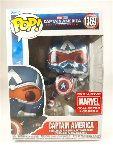 キャプテン・アメリカ MARVEL COLLECTOR CORPS限定版 [CAPTAIN AMERICA BRAVE NEW WORLD] FUNKO(ファンコ) POP! 1369