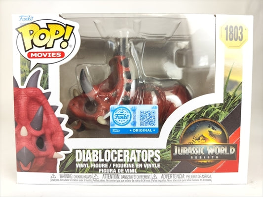 ディアブロケラトプス [ジュラシック・ワールド/復活の大地] FUNKO(ファンコ) POP! MOVIES 1803