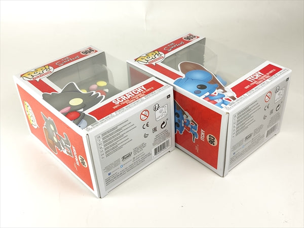 【箱傷】 イッチー＆スクラッチー [SHIMPSONS(シンプソンズ)] FUNKO(ファンコ) POP! TELEVISION 903,904