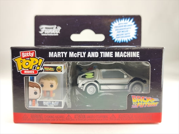 マーティ＆タイムマシーン [バック・トゥー・ザ・フューチャー(BACK TO THE FUTURE)] FUNKO(ファンコ) Bitty POP! RIDES