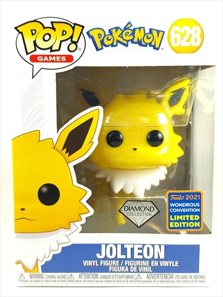 サンダース ダイヤモンドグリッター 2021年WONDROUS CONVENTION限定 [ポケットモンスター] FUNKO(ファンコ) POP! GAMES 628