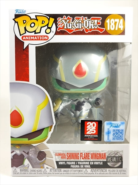 E・HERO シャイニング・フレア・ウィングマン 2025年ANIMATION EXPO限定 メタリック [遊戯王GX] FUNKO(ファンコ) POP! ANIMATION 1874