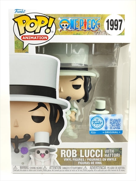【箱傷】 ロブ・ルッチ with ハットリ [ONE PIECE(ワンピース)] FUNKO(ファンコ) POP! ANIMATION 1997