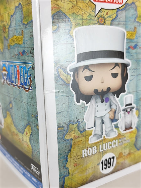 【箱傷】 ロブ・ルッチ with ハットリ [ONE PIECE(ワンピース)] FUNKO(ファンコ) POP! ANIMATION 1997