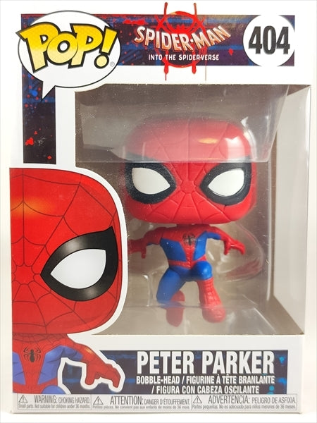 ピーター・パーカー [スパイダーマン:スパイダーバース(SPIDER-MAN INTO THE SPIDERVERSE)] FUNKO(ファンコ) POP! 404
