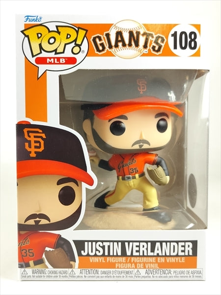 【箱傷】 ジャスティン・バーランダー [サンフランシスコ・ジャイアンツ] FUNKO(ファンコ) POP! MLB 108
